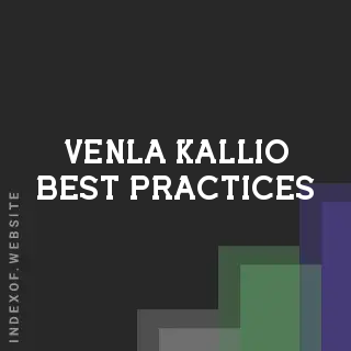 Venla Kallio Best Practices | Indexof