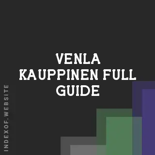 Venla Kauppinen Full Guide | Indexof