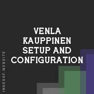 Venla Kauppinen Setup and Configuration | Indexof