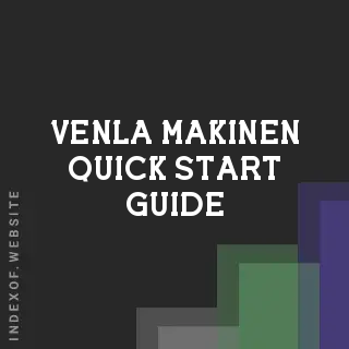 Venla Makinen Quick Start Guide | Indexof
