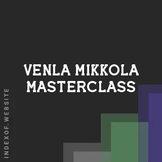 Venla Mikkola Masterclass | Indexof