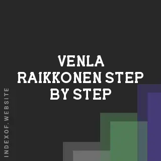 Venla Raikkonen Step-by-Step | Indexof