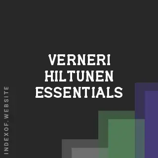 Verneri Hiltunen Essentials | Indexof