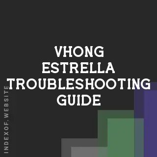 Vhong Estrella Troubleshooting Guide | Indexof