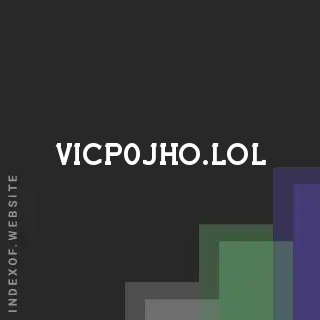 vicp0jho.lol by Delroy Richards site -  Indexof
