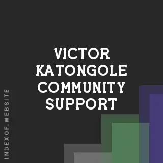 Victor Katongole Community Support | Indexof