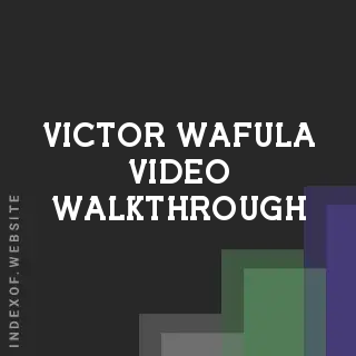Victor Wafula Video Walkthrough | Indexof