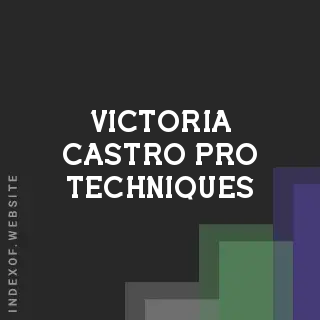 Victoria Castro Pro Techniques | Indexof