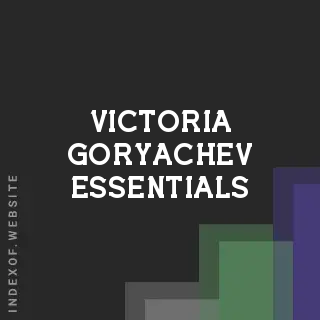 Victoria Goryachev Essentials | Indexof