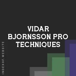 Vidar Bjornsson Pro Techniques | Indexof