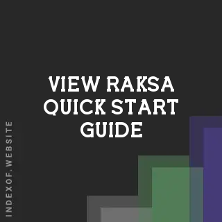 View Raksa Quick Start Guide | Indexof
