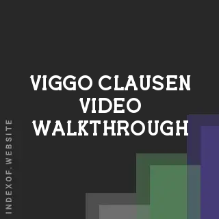 Viggo Clausen Video Walkthrough | Indexof