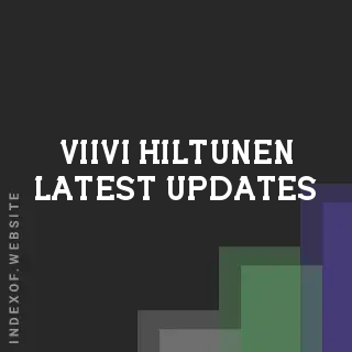 Viivi Hiltunen Latest Updates | Indexof