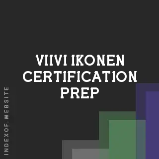 Viivi Ikonen Certification Prep | Indexof