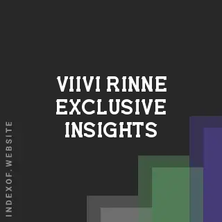 Viivi Rinne Exclusive Insights | Indexof