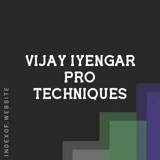 Vijay Iyengar Pro Techniques | Indexof