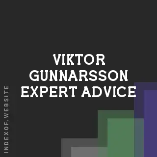 Viktor Gunnarsson Expert Advice | Indexof