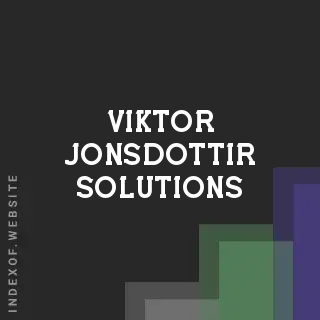 Viktor Jonsdottir Solutions | Indexof