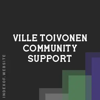 Ville Toivonen Community Support | Indexof