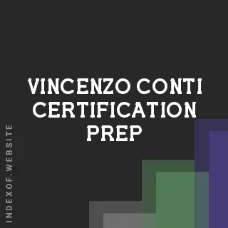 Vincenzo Conti Certification Prep | Indexof