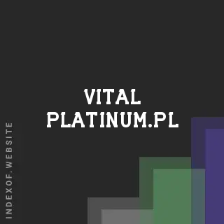 vital-platinum.pl by Danilo Tolentino site -  Indexof