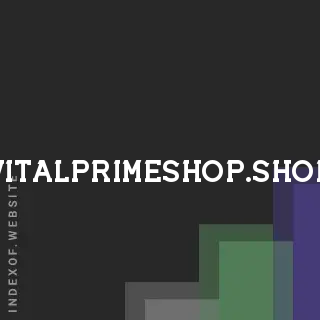 vitalprimeshop.shop by Mona Maged site -  Indexof