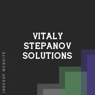 Vitaly Stepanov Solutions | Indexof