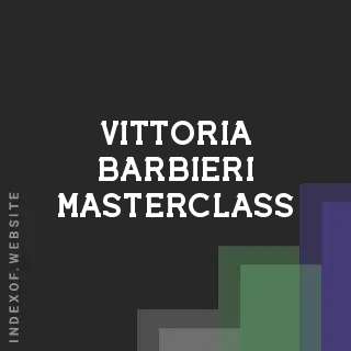 Vittoria Barbieri Masterclass | Indexof