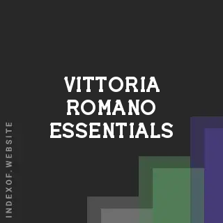 Vittoria Romano Essentials | Indexof