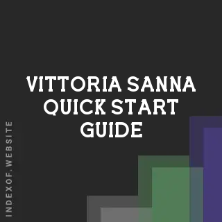 Vittoria Sanna Quick Start Guide | Indexof