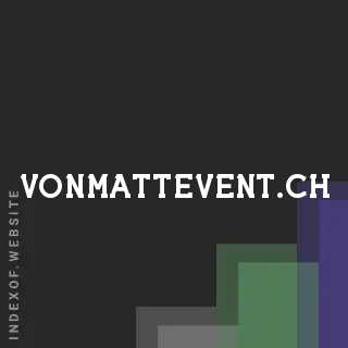 vonmattevent.ch by Loke Molgaard site -  Indexof