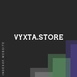 vyxta.store by Lykke Schmidt site -  Indexof