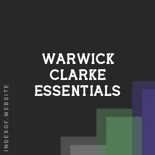 Warwick Clarke Essentials | Indexof
