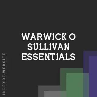 Warwick O Sullivan Essentials | Indexof