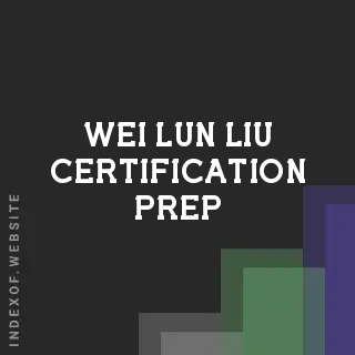 Wei-lun Liu Certification Prep | Indexof
