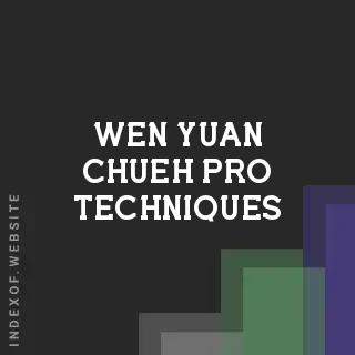 Wen-yuan Chueh Pro Techniques | Indexof
