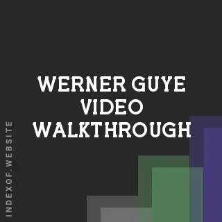 Werner Guye Video Walkthrough | Indexof