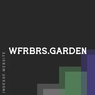 wfrbrs.garden by Lykke Jakobsen site -  Indexof