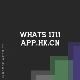 whats-1711-app.hk.cn by Giorgia Ghisi site -  Indexof