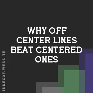 Asymmetrical Balance: Why Off-Center Lines Beat Centered Ones