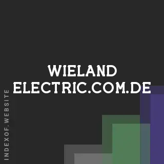 wieland-electric.com.de by Fletcher McCarthy site -  Indexof
