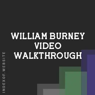 William Burney Video Walkthrough | Indexof