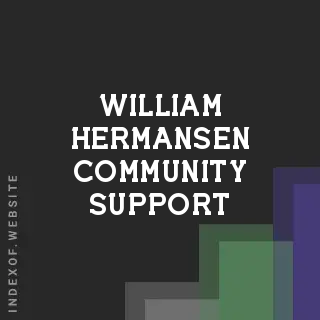 William Hermansen Community Support | Indexof