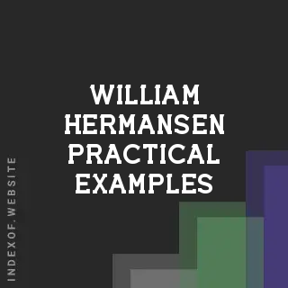 William Hermansen Practical Examples | Indexof