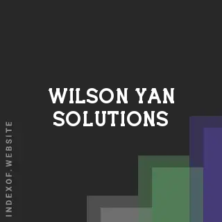 Wilson Yan Solutions | Indexof