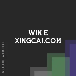 win-e-xingcai.com by Po-han Sui site -  Indexof