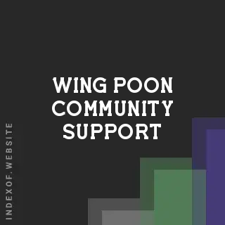 Wing Poon Community Support | Indexof