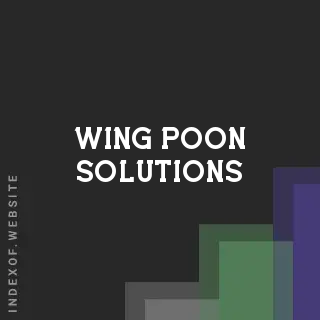 Wing Poon Solutions | Indexof