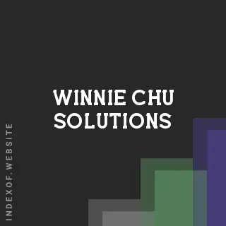 Winnie Chu Solutions | Indexof