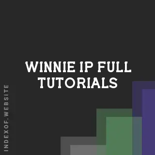 Winnie Ip Full Tutorials | Indexof